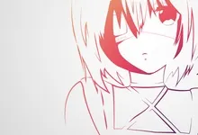 minimalistic eyepatch white background takanashi rikka chuunibyou demo koi ga shitai 2560x1600 wa Art HD Wallpaper
